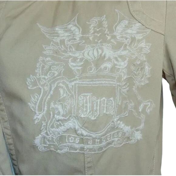 Johnny Was Blazer Womens S Embroidered Paradise Crest Carved buttons Bohemian - Picture 6 of 14